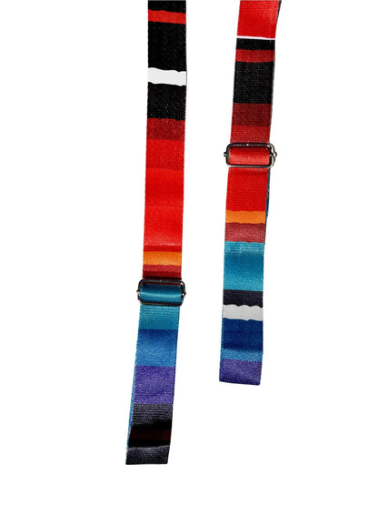 Elk Meadow Yoga Strap – Rainbow Stretching Strap w/ Metal Buckles | Yune Yoga